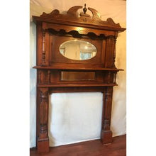 Load image into Gallery viewer, Victorian Mantle With Over Mantle

