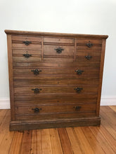 Load image into Gallery viewer, Edwardian Oak Chest Of Drawers
