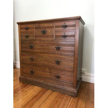 Load image into Gallery viewer, Edwardian Oak Chest Of Drawers
