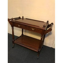 Load image into Gallery viewer, Mahogany Victorian Style Trolley
