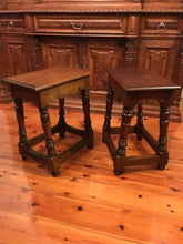 Load image into Gallery viewer, Pr Of Georgian Style Farmhouse Stools
