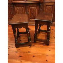 Load image into Gallery viewer, Pr Of Georgian Style Farmhouse Stools
