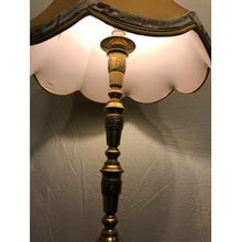 Load image into Gallery viewer, Brass Standard Lamp and Shade
