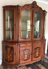 Load image into Gallery viewer, Italian Marquetry Display Cabinet
