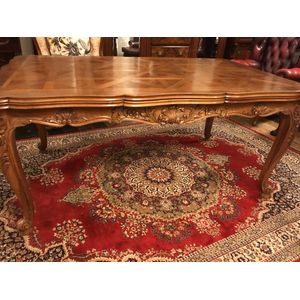 French Oak Louis XV Dining Table