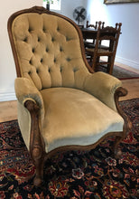 Load image into Gallery viewer, Victorian Mahogany Library Chair

