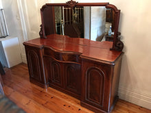 Load image into Gallery viewer, Victorian Cedar Mirrored Back Sideboard
