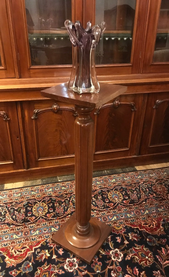 Mahogany Pedestal