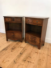 Load image into Gallery viewer, English Mahogany Bedside Cabinets
